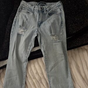 Aeropostale Light Wash Straight Leg Jeans